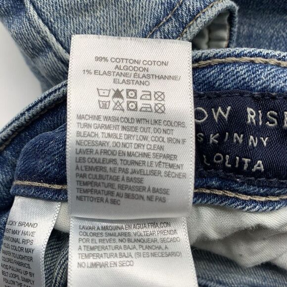 Lucky Brand Women's Lolita Low Rise Skinny Jeans Size 8/29 Stretchy - Picture 11 of 13